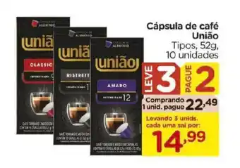 Cápsula de café União Tipos,