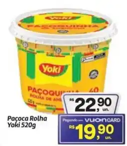 Fort Atacadista Paçoca Rolha Yoki oferta