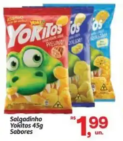 Fort Atacadista Salgadinho Yokitos Sabores oferta