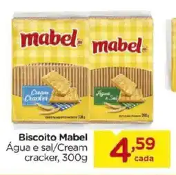 Carrefour Biscoito Mabel Água e sal/Cream cracker, oferta