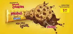 Carrefour Cookies Mabel Baunilha com gotas de chocolate, oferta
