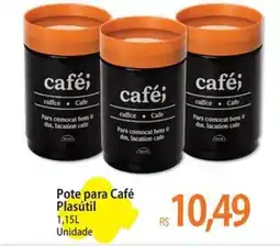 Atacadão Pote para Café Plasútil Unidade oferta
