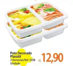 Atacadão Pote Decorado Plasútil oferta