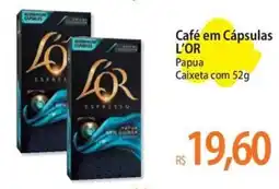 Atacadão Café em Cápsulas L'OR Papua Caixeta oferta