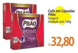 Atacadão Café em Cápsulas Pilão Lungo 8 oferta