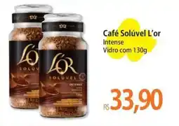 Atacadão Café Solúvel L'or Intense Vidro oferta