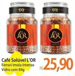 Atacadão Café Solúvel L'OR Ferrari Imola Intenso Vidro oferta