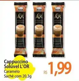 Atacadão Cappuccino Solúvel L'OR Caramelo oferta