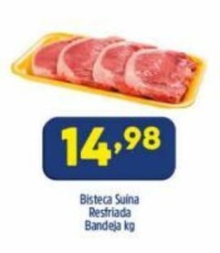 Arena Atacado Bisteca Suina Resfriada Bandeja 1kg oferta