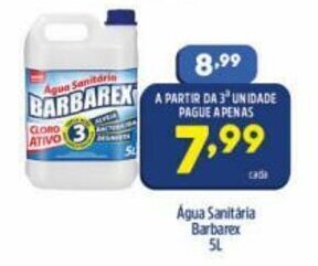 Arena Atacado Agua Sanitaria Barbarex 5L oferta