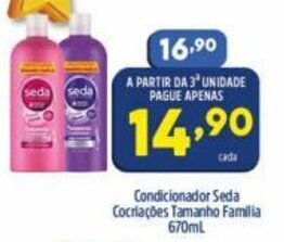 Arena Atacado Condicionador Seda Cocriacoes Tamanho Familia 670ml oferta