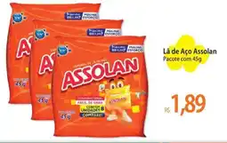 Atacadão Lã de Aço Assolan Pacote oferta