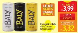 Atacadão Energético Baly Vários sabores Lata oferta
