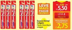 Atacadão Escova Dental Colgate Classic Clean Macia Unidade oferta