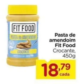 Pasta de amendoim Fit Food Crocante,