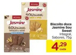 Carrefour Biscoito doce Jasmine Sou Sweet Integral, oferta