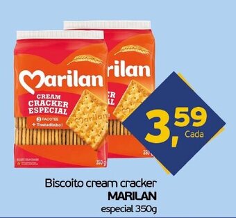 Biscoito Cream Cracker Marilan 350g