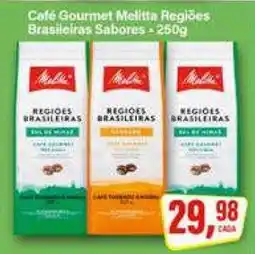 Rede Supermarket Café Gourmet Melitta Regiões Brasileiras Sabores - 250g oferta