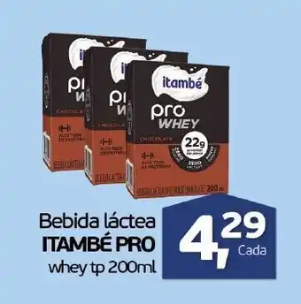 Cometa Supermercados Bebida lactea Itambe Pro Whey tp 200ml oferta