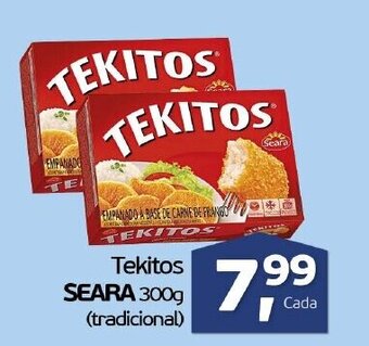 Cometa Supermercados Tekitos Seara 300g oferta