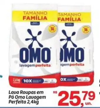 Lava Roupas em Pó Omo Lavagem Perfeita