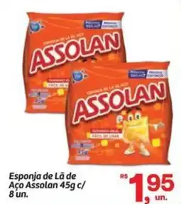 Fort Atacadista Esponja de Lã de Aço Assolan c/ 8 'un. oferta