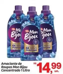 Fort Atacadista Amaciante de Roupas Mon Bijou Concentrado oferta