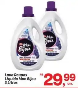 Fort Atacadista Lava Roupas Líquido Mon Bijou oferta