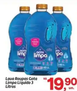 Fort Atacadista Lava Roupas Gota Limpa Líquido oferta