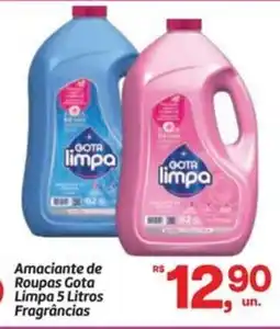 Fort Atacadista Amaciante de Roupas Gota Limpa Fragrâncias oferta