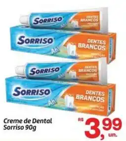 Fort Atacadista Creme de Dental Sorriso oferta