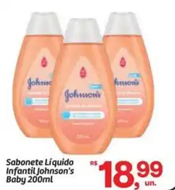 Fort Atacadista Sabonete Líquido Infantil Johnson's Baby oferta