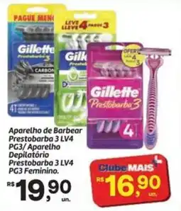 Fort Atacadista Aparelho de Barbear Prestobarba 3 /Aparelho Depilatório Prestobarba 3 Feminino. oferta
