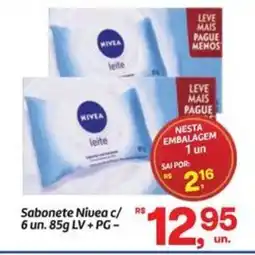 Fort Atacadista Sabonete Nivea c/ 6 un. oferta