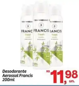 Fort Atacadista Desodorante Aerossol Francis oferta