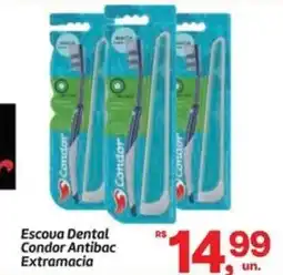 Fort Atacadista Escova Dental Condor Antibac Extramacia oferta