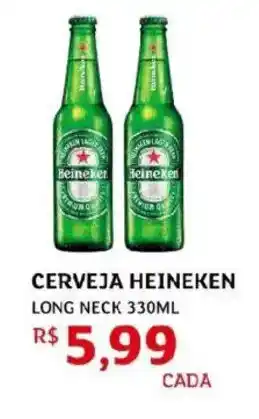 Cerveja heineken long neck