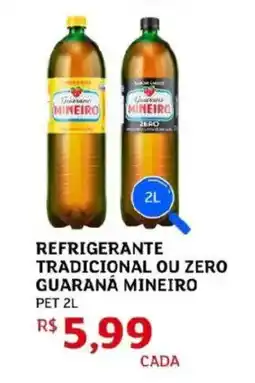 Assaí Atacadista Refrigerante tradicional ou zero guaraná mineiro oferta