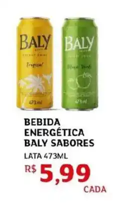Assaí Atacadista Bebida energética baly sabores lata oferta