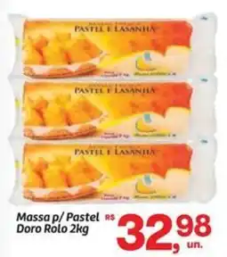 Fort Atacadista Massa p/ Pastel Doro Rolo oferta