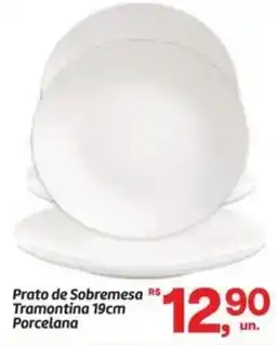 Fort Atacadista Prato de Sobremesa Tramontina 19cm Porcelana oferta