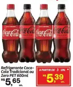 Fort Atacadista Refrigerante Coca- Cola Tradicional ou Zero PET oferta