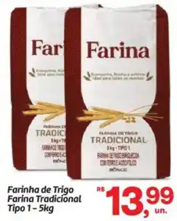 Fort Atacadista Farinha de Trigo Farina Tradicional Tipo 1 oferta
