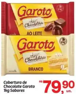 Fort Atacadista Cobertura de Chocolate Garoto Sabores oferta