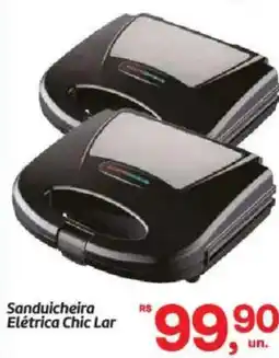 Fort Atacadista Sanduicheira Elétrica Chic Lar oferta