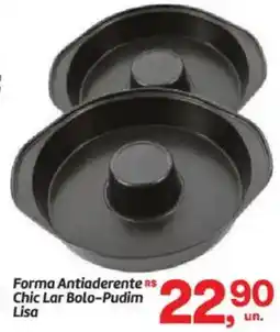 Fort Atacadista Forma Antiaderente Chic Lar Bolo-Pudim Lisa oferta