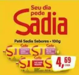 Rede Supermarket Patê Sadia Sabores oferta