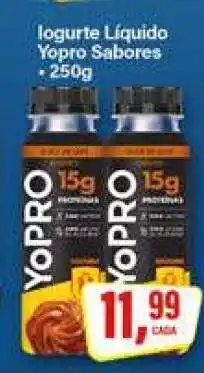 Rede Supermarket Iogurte Líquido Yopro Sabores oferta