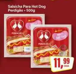 Rede Supermarket Salsicha Para Hot Dog Perdigão - 500g oferta