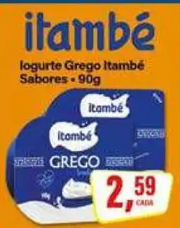 Rede Supermarket Iogurte Grego Itambé Sabores oferta